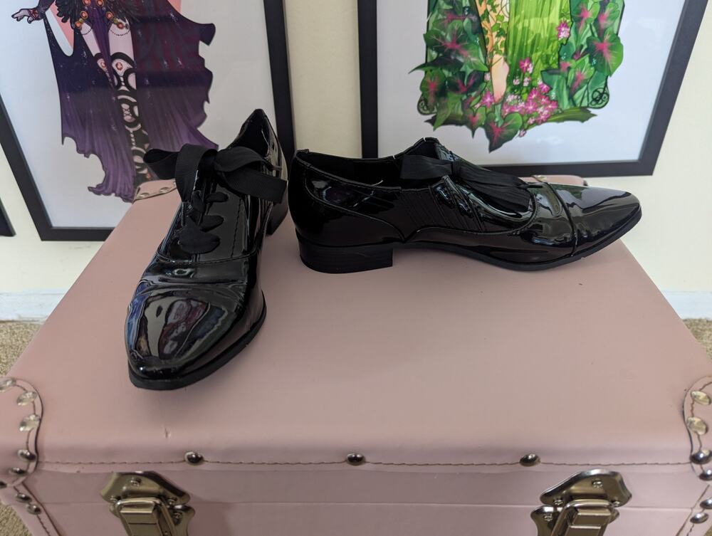 Nine West Paterson Patent Dress Shoes Sz 7